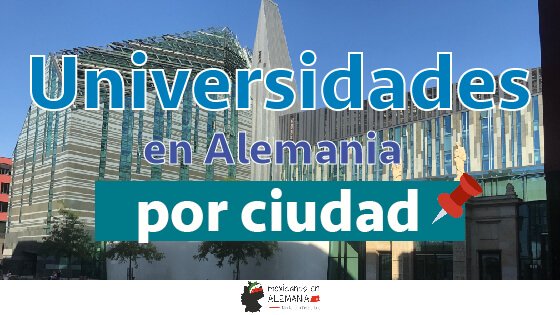 Universidades en Alemania por ciudad