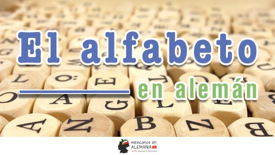 El alfabeto en alemán